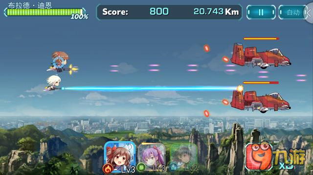 《音速少女队2》评测：萌少女横版飞机大战