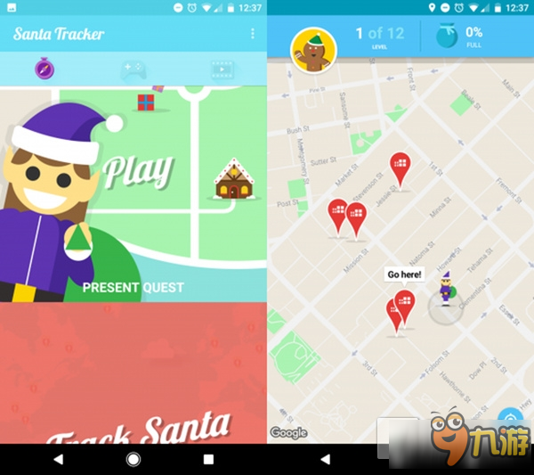 谷歌更新“圣诞老人追踪”软件 秒变类“宝可梦GO”游戏