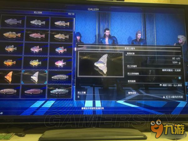 《最终幻想15（FF15）》全100种鱼图鉴 钓鱼地点、诱饵及获得道具一览