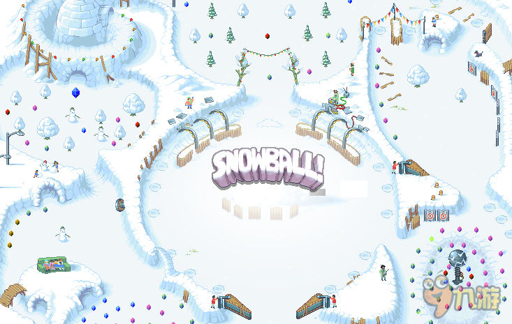 在雪地上玩弹球 《雪球》下周登陆移动平台