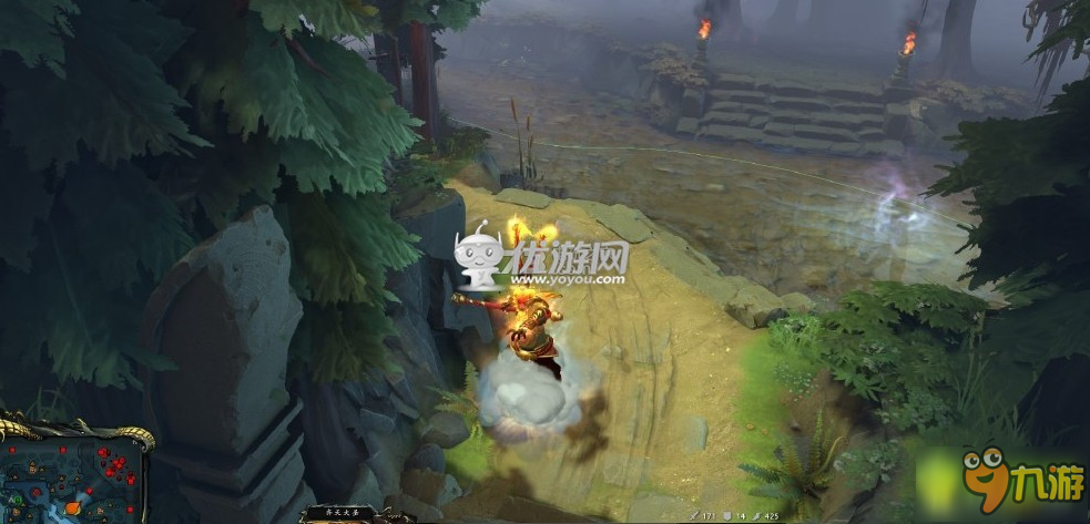 Dota2孫悟空騎筋斗云方法