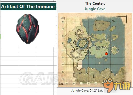 《方舟生存进化》核心岛矿洞地图与神器位置攻略