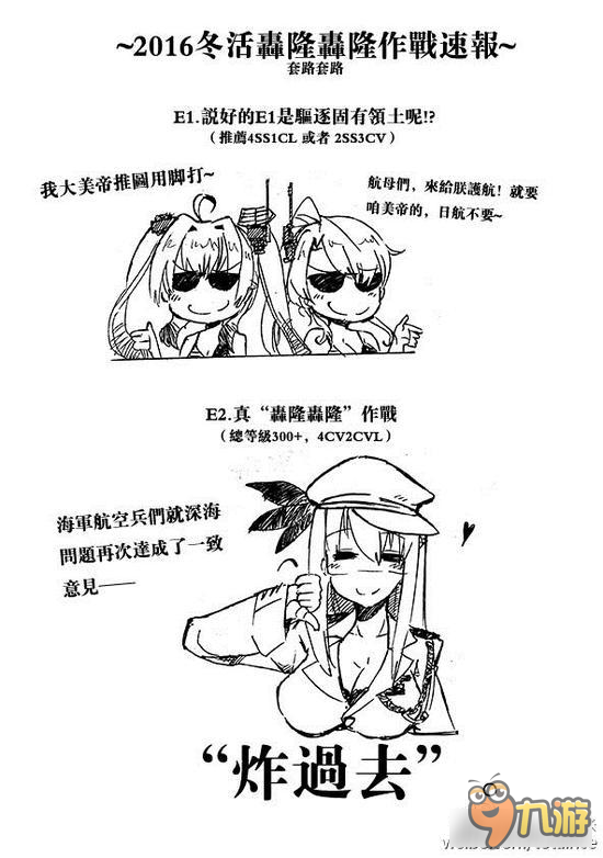 戰(zhàn)艦少女R大米精彩同人漫 本次冬活現(xiàn)狀