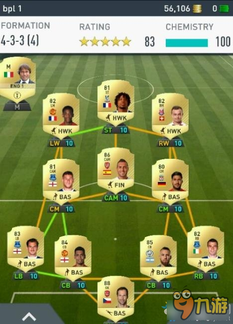 《FIFA 17》平民陣容D1聯(lián)賽打法攻略