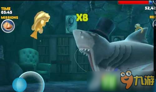 饥饿的鲨鱼进化巨型人面鱼在哪吃法攻略 饥饿的鲨鱼进化修改版 九游手机游戏