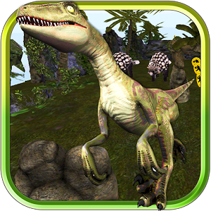 3D Jurassic Raptor Run Land
