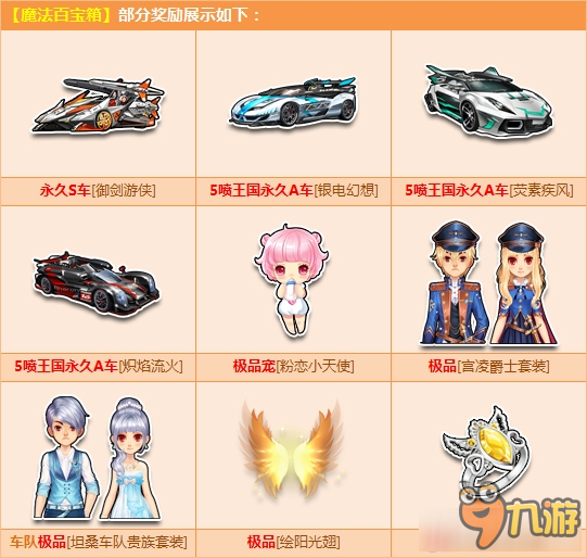 《QQ飛車》魔法百寶箱圣誕更新 2Q幣得S御劍游俠！