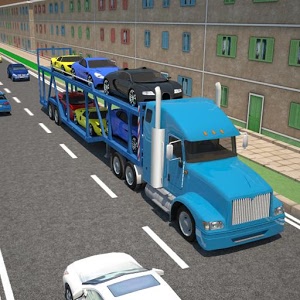 3D Car transport trailer...