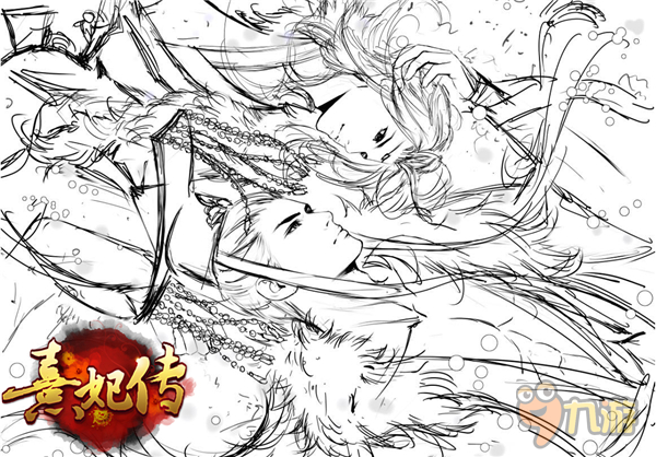 《熹妃传》新生插画师联盟 同人线稿抢跑出炉