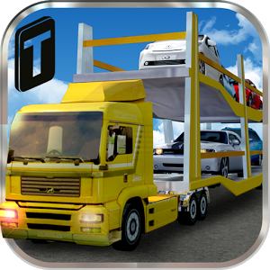 3D Car Transport Trailer Free