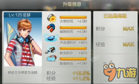 <a id='link_pop' class='keyword-tag' href='https://www.9game.cn/ttfc/'>天天飞车</a>亚瑟满级技能属性一览