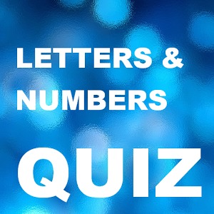 Letters and Numbers (quiz)