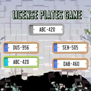License Plates Game