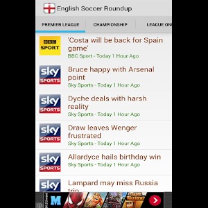 English Soccer Roundup