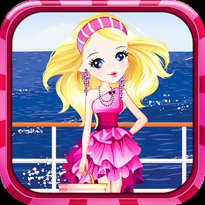 Adorable pink princess dressup