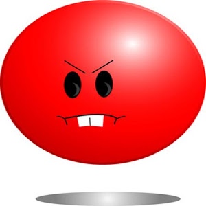 Happy red ball