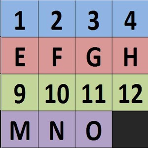 VanPuzzle Slide Puzzle Numbers