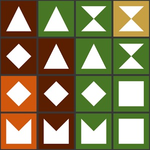 Color and Shape Tile Puzzle