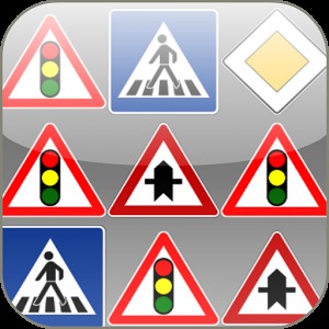 Traffic Signs Puzzle Threes