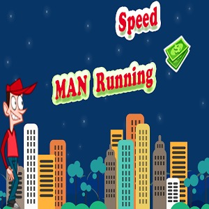 Speed Man Runnig