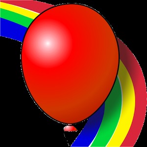 Kids game Balloons Rainbow