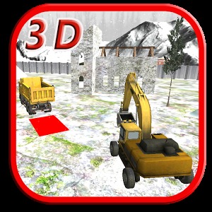 Snow Heavy Excavator Simulator