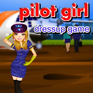 pilot girl dressup