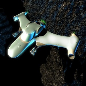 Clumsy silly spaceship