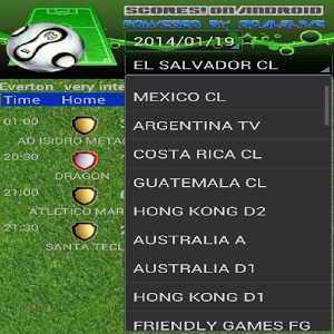 SoccerScores!OnAndroid