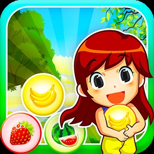 Bubble puzzle: fruits