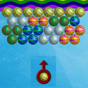 Coloring Bubbles Shooter Game