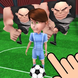 Cartoon Flick Soccer-free kick