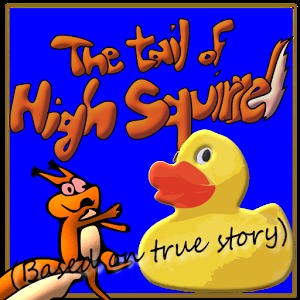 The tail of high squirrel