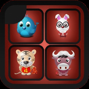 Kids memory game animals