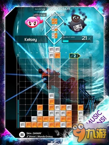 經(jīng)典音樂游戲改編節(jié)奏手游 《Lumines》下周全球發(fā)布