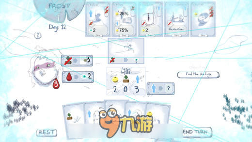 人與自然的對決 《Frost》給你不一樣的生存對戰(zhàn)卡牌