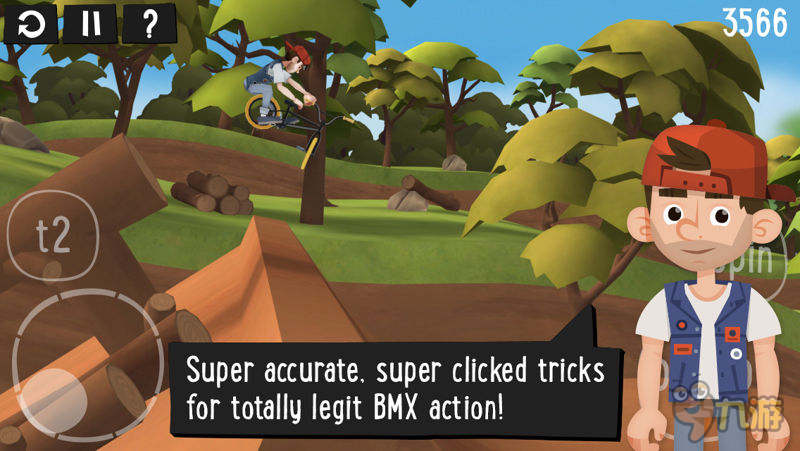 自行车也能玩特技 《小轮车冒险3》登陆安卓平台