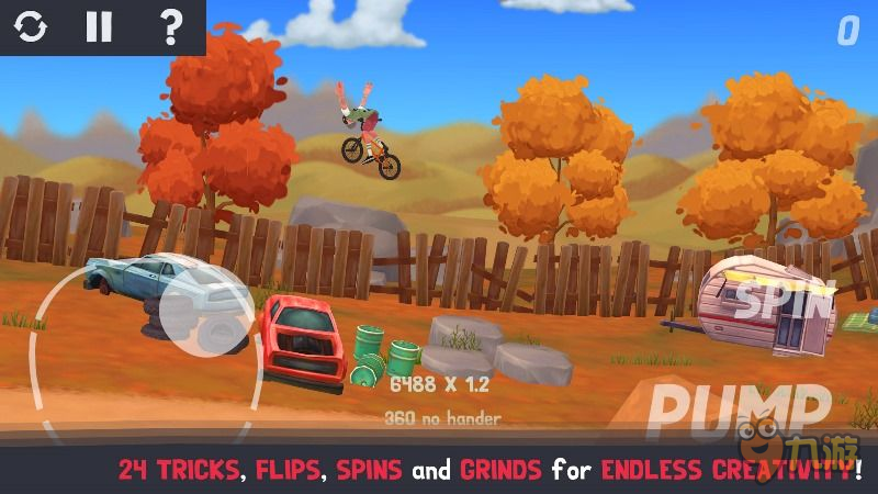 自行车也能玩特技 《小轮车冒险3》登陆安卓平台