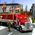 救援消防卡车