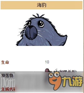 饑荒海難旋風(fēng)海豹圖鑒 旋風(fēng)海豹打法詳解