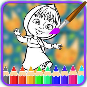 Coloring book for Masha