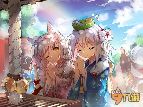 戰(zhàn)艦少女R2016元旦登陸圖 新年神社祈福照