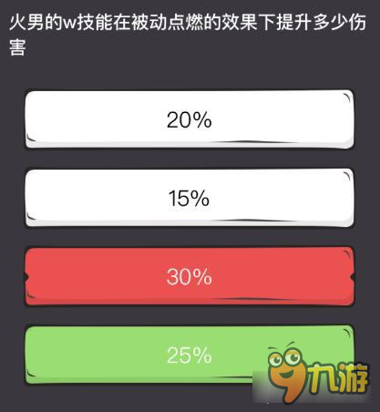 么么答英雄聯(lián)盟專區(qū)答案 火男的w技能被動(dòng)點(diǎn)燃