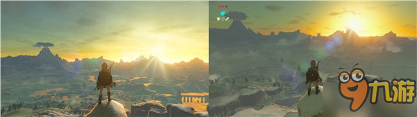 《塞尔达传说：荒野之息》Switch与Wii U版画面对比