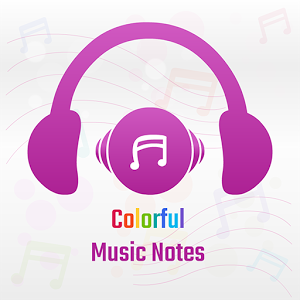 Colorful Music Notes