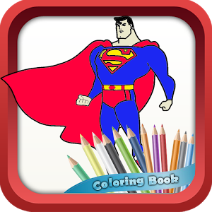 SuperHeroes Coloring Book