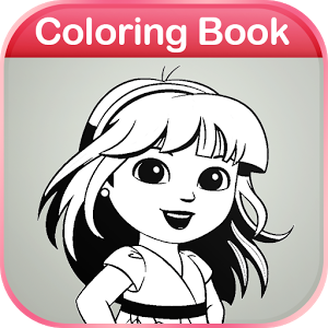 Coloring of Dora The Adventure