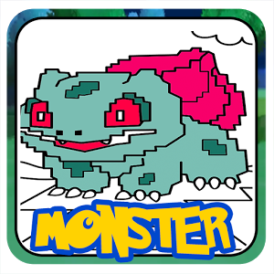 Kids Coloring Game PokeMonster