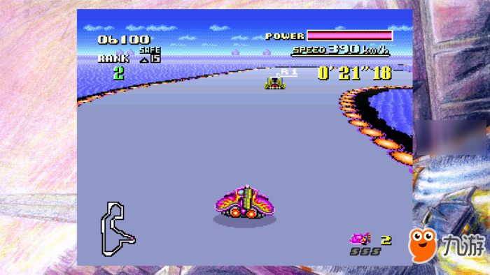 迷你SNES破解后，玩家为游戏画面换上了更漂亮的边框