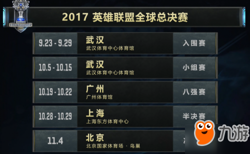 lols7總決賽小組賽10月12日直播地址 lols7總決賽賽程一覽